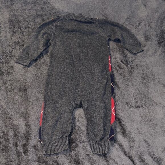 6-12m baby gap argyle sweater one piece - Picture 3 of 3